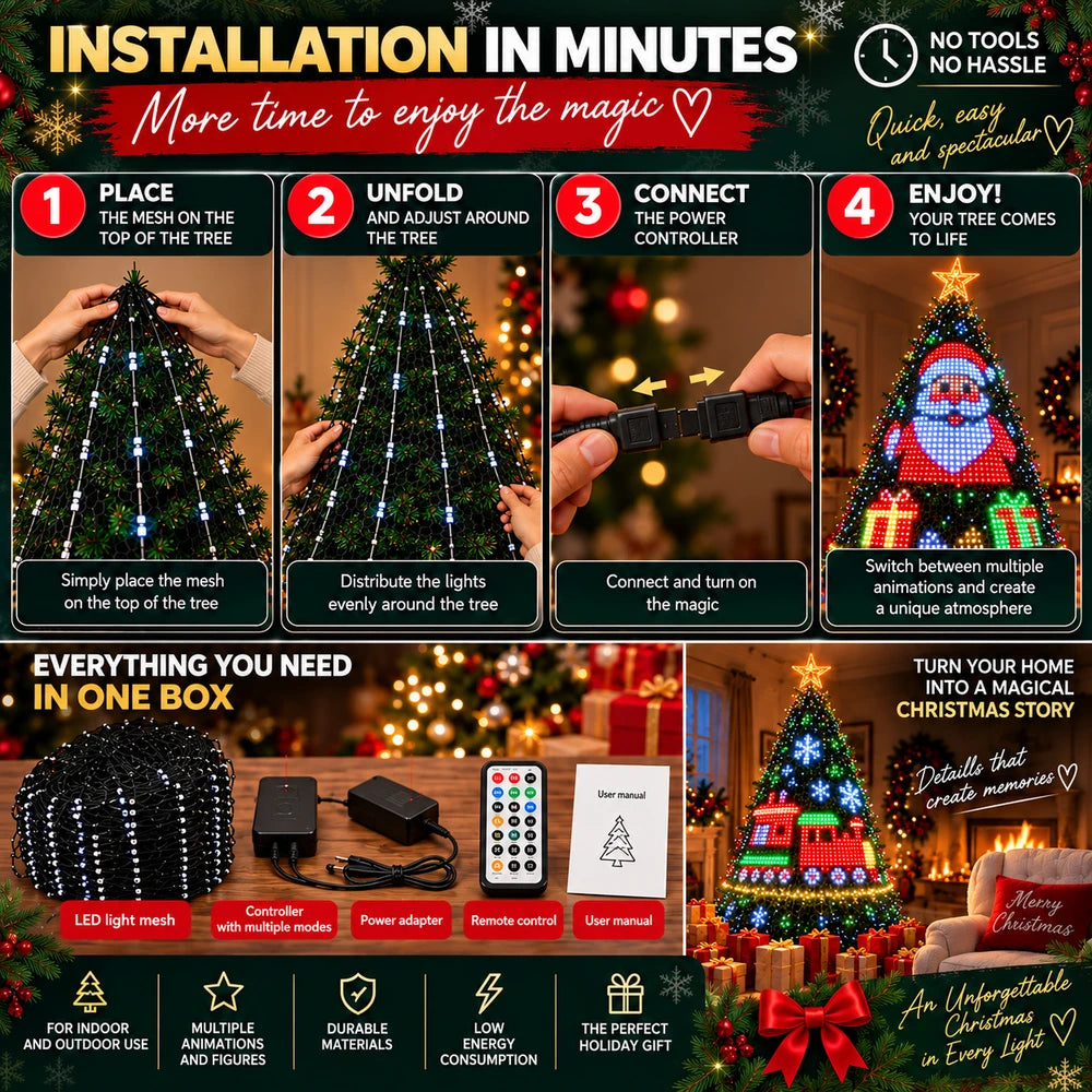 Animated LED Christmas Tree Lights