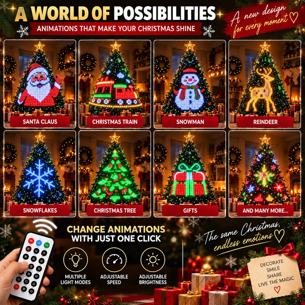 Animated LED Christmas Tree Lights